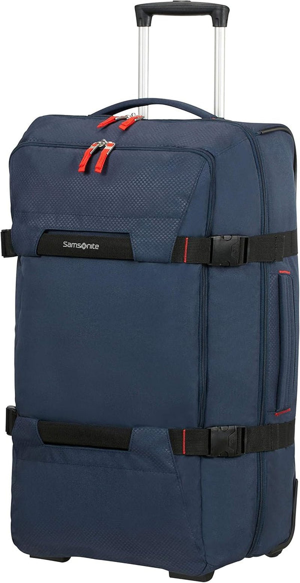 Samsonite Sonora - Geantă de voiaj cu roți M, 68 cm, 72,5 l, albastru (albastru miezul nopții) Bagaje și echipament de călătorie Naty Shop Albastru de noapte Geantă de voiaj/Wh 68/25