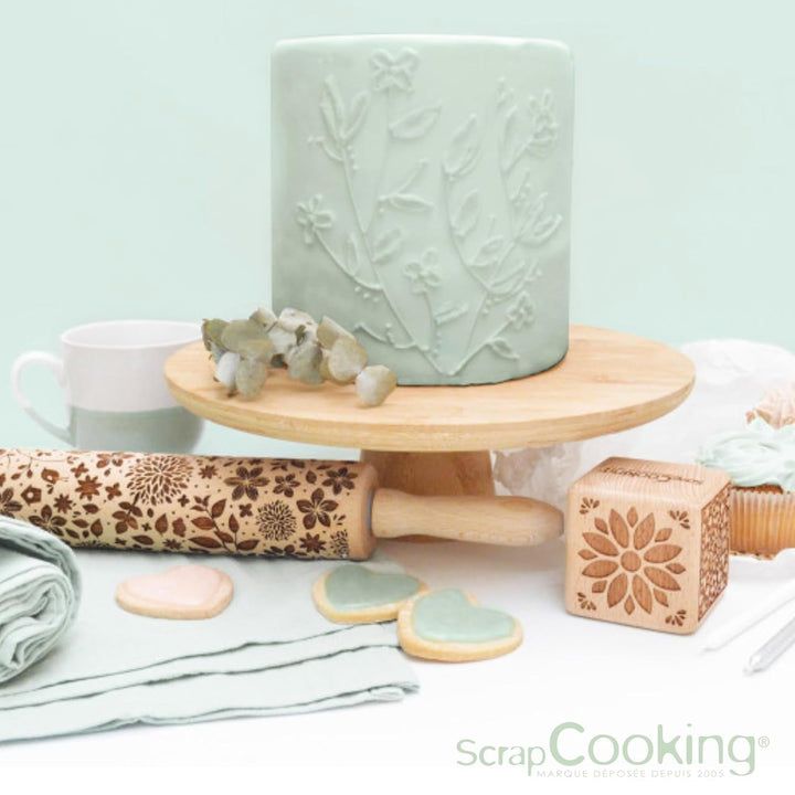ScrapCooking - Pâte Ã Sucre Vert Sauge 250g - Colourant d'Origine Naturelle - Sans Gluten, Sans Huile de Palme - Pour Gâteaux, Pâtisseries Anniversaire - Vert Pastel - Fabriquée en France - 7621 Pasta de zahar Naty Shop