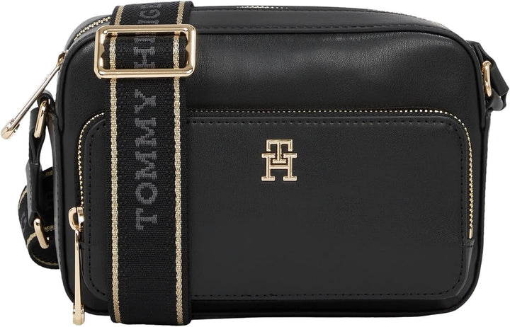 Tommy Hilfiger Ladies Th Joy Camera Bag Aw0aw16812 Crossover Bagaje și echipament de călătorie Naty Shop Negru (negru)